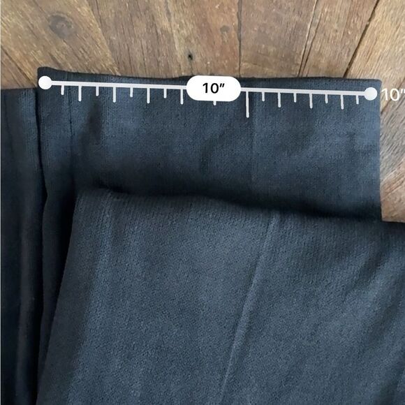 St. John Santana Knit Wool Pull On Wide Leg in Black - Picture 9 of 9